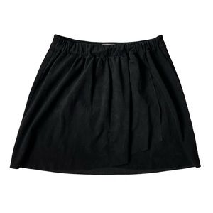 Aritzia Wilfred Free Black Mini Skirt Elastic Waist Size M